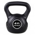 SPRINGOS Kettlebell fekete - 4kg