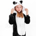 Plüss kezeslábas Kigurumi - panda minta - 125-140 cm