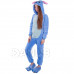 Plüss kezeslábas Kigurumi - Stitch minta - 120 -130cm