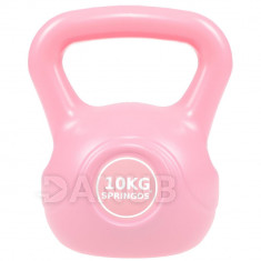 SPRINGOS Kettlebell rózsaszín 10kg